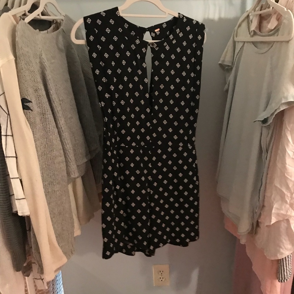 Free People geometric Romper